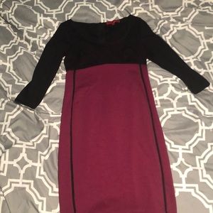 Black and Purple Dress